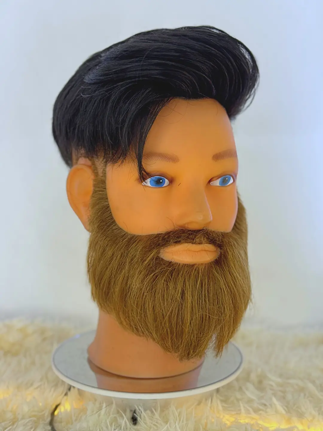 Prótese capilar personalizada para envio vista de frente